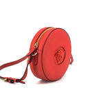 Versace Round Shoulder Bag with Zip Closure and Medusa Head Logo Hardware One Size Women