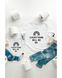 Azura Exchange EVERYTHING WILL BE OK Graphic Tee - L