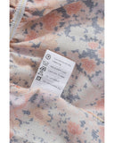Azura Exchange Floral V Neck Peplum Shirt - M