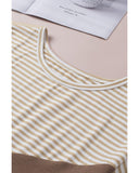 Azura Exchange Patchwork Striped Long Sleeve Top - M