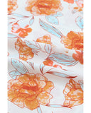Azura Exchange Floral Print Dolman Blouse - L