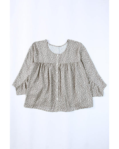 Azura Exchange Kimono Sleeve Ruched Blouse - S