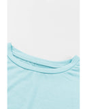 Azura Exchange Side Pockets Short Sleeve Tunic Top - M