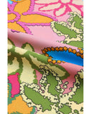 Azura Exchange Bracelet Sleeve Floral Print Blouse - L