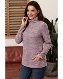 Azura Exchange Quarter Zip Pullover Sweatshirt - S