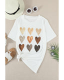 Azura Exchange Kind Heart Print T-shirt - L