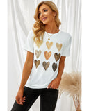 Azura Exchange Kind Heart Print T-shirt - L