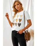 Azura Exchange Kind Heart Print T-shirt - S