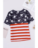 Azura Exchange American Flag Cutout T-Shirt - M