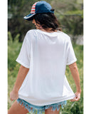 Azura Exchange USA Crew Neck Short Sleeve T Shirt - XL