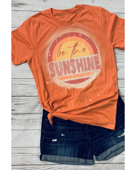 Azura Exchange Graphic Print Crewneck T-Shirt - Be The Sunshine - 2XL