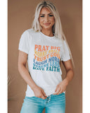 Azura Exchange Faith Inspired Words Print T-Shirt - L