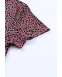 Azura Exchange Cheetah Print Short Sleeve T-Shirt - XL