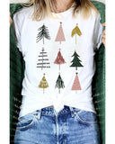 Azura Exchange Christmas Tree Graphic Tee - XL
