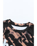 Azura Exchange Cowboy Tie Dye Print Short Sleeve T Shirt - XL