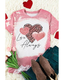 Azura Exchange Leopard Bleached Print Graphic T-Shirt - S