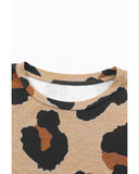 Azura Exchange Leopard Print Loose T-Shirt - M