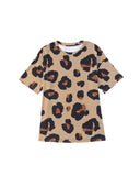 Azura Exchange Leopard Print Loose T-Shirt - M