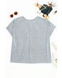 Azura Exchange Relaxed Ribbed Knit Tee - L