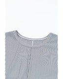 Azura Exchange Relaxed Ribbed Knit Tee - S