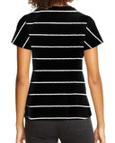 Azura Exchange Striped Print T-shirt - L