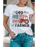 Azura Exchange Graphic Tee with a Farmer-inspired Design - S
