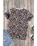 Azura Exchange Animal Print Bleached T-Shirt - S