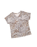 Azura Exchange Loose Fit V Neck Short Sleeve T Shirt - S