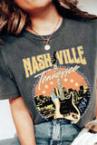 Azura Exchange Nashville Vintage Music Graphic Tee - M