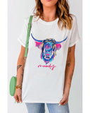 Azura Exchange Highland Heifer Moody Graphic T-shirt - S