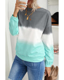 Azura Exchange Color Block Tie Dye Sweatshirt - XL
