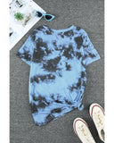 Azura Exchange V Neck Tie-dye T-shirt - XL