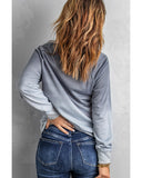 Azura Exchange Ombre Crewneck Long Sleeve Sweatshirt - L