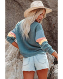 Azura Exchange Long Sleeve Colorblock Sweatshirt - 2XL