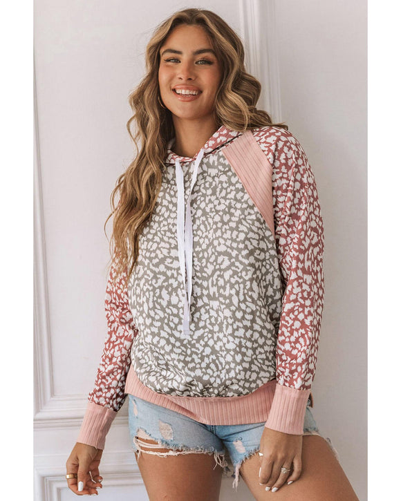 Azura Exchange Leopard Hooded Sweatshirt - XL