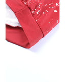 Azura Exchange Leopard Print Sweatshirt with Tie Dye Design - M