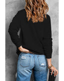 Azura Exchange Hey Boo Long Sleeve Pullover Sweatshirt - XL