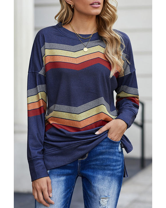 Azura Exchange Classic Color Block Sweatshirt - XL