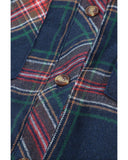 Azura Exchange Button Pocket Long Sleeve Asymmetric Shirt - S