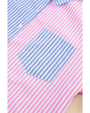 Azura Exchange Striped Print Shirt - M