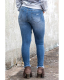 Azura Exchange Distressed Skinny Jeans - XL