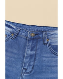 Azura Exchange Distressed Flare Jeans - S