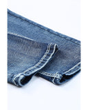 Azura Exchange Embroidered Straight Leg Jeans - M