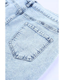 Azura Exchange Acid Wash Flare Jeans - 14 US