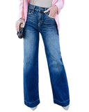 Azura Exchange Wide Leg High Rise Jeans - 12 US