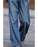 Azura Exchange Relaxed Fit Denim Trousers - 10 US