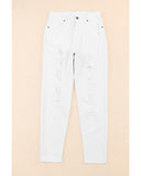 Azura Exchange High Waist Distressed Skinny Jeans - 14 US