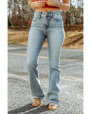 Azura Exchange Ripped Detail Flare Bottom Jeans - 16 US