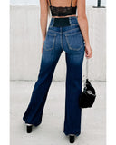 Azura Exchange Elastic Waistband Flare Jeans - 16 US