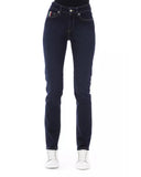 Logoed Button Regular Jeans with Tricolor Insert W38 US Women